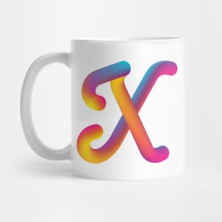 Curly X Mug